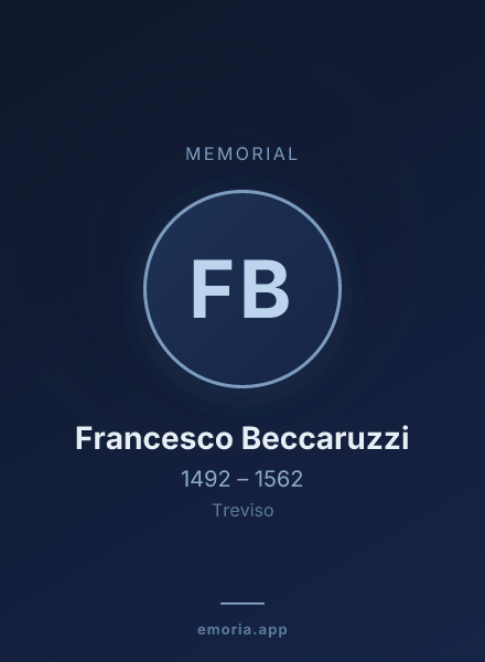 Memorial portrait of Francesco Beccaruzzi
