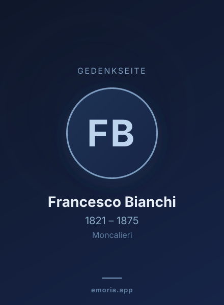 Gedenkportrait von Francesco Bianchi