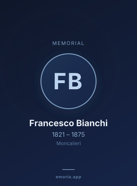 Memorial portrait of Francesco Bianchi