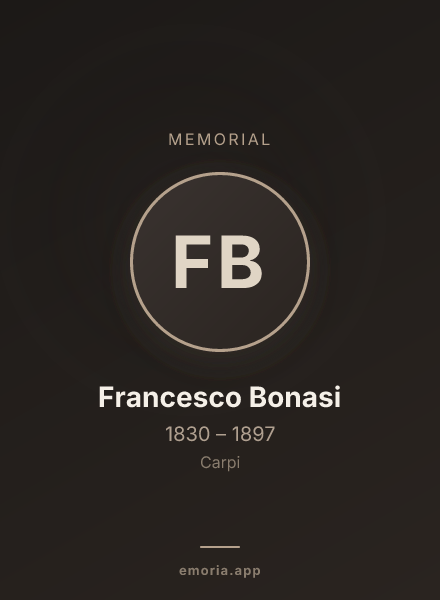 Memorial portrait of Francesco Bonasi