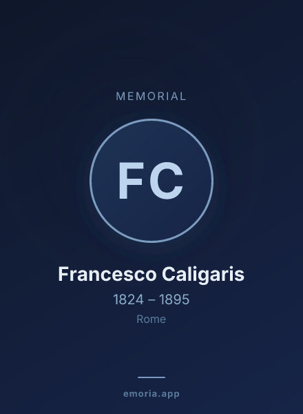 Memorial portrait of Francesco Caligaris
