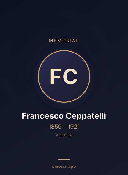 Memorial portrait of Francesco Ceppatelli