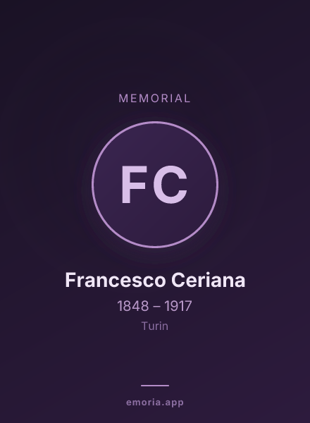 Memorial portrait of Francesco Ceriana