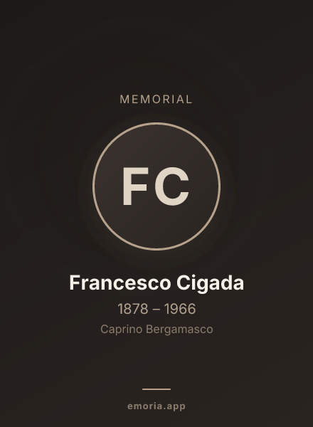 Memorial portrait of Francesco Cigada