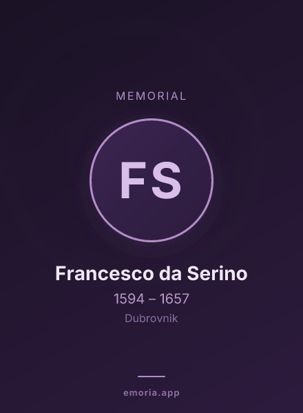 Memorial portrait of Francesco da Serino