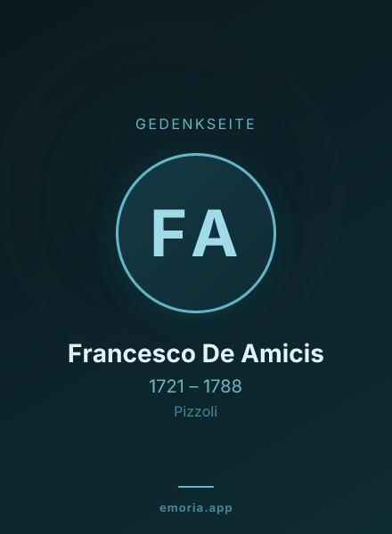 Gedenkportrait von Francesco De Amicis