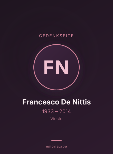 Gedenkportrait von Francesco De Nittis