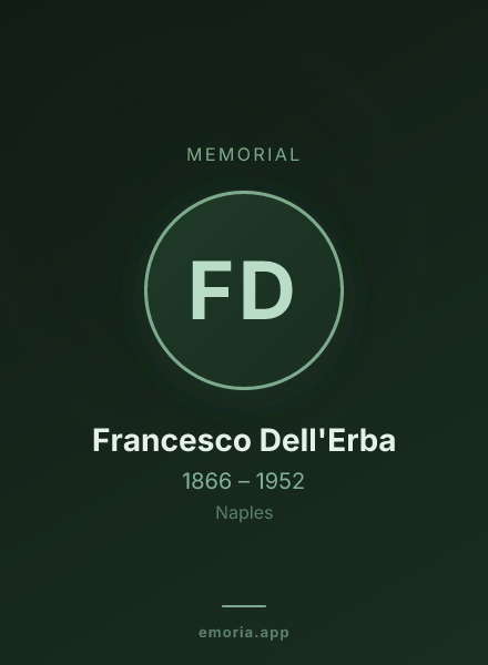 Memorial portrait of Francesco Dell'Erba