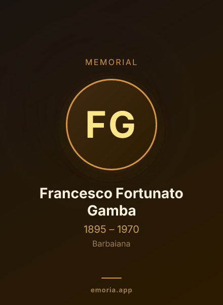 Memorial portrait of Francesco Fortunato Gamba