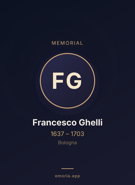 Memorial portrait of Francesco Ghelli
