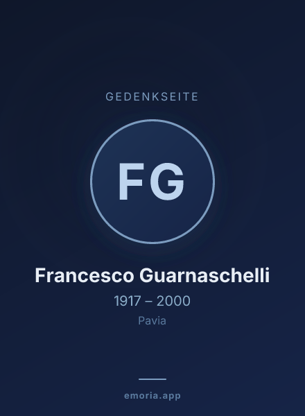 Gedenkportrait von Francesco Guarnaschelli