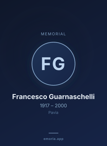 Memorial portrait of Francesco Guarnaschelli