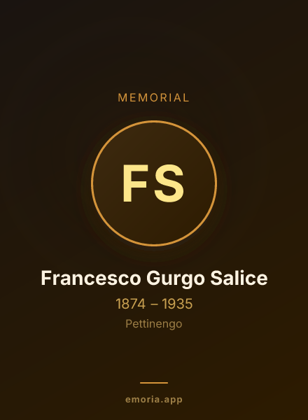Memorial portrait of Francesco Gurgo Salice