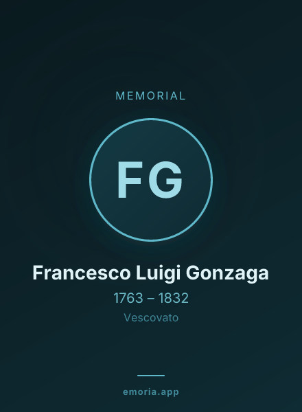 Memorial portrait of Francesco Luigi Gonzaga