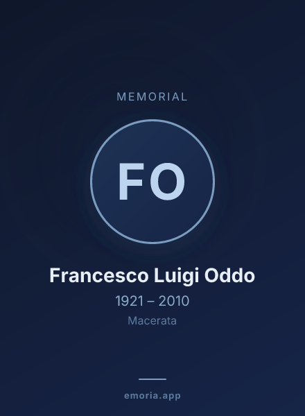 Memorial portrait of Francesco Luigi Oddo