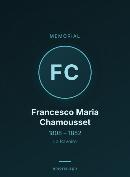 Memorial portrait of Francesco Maria Chamousset