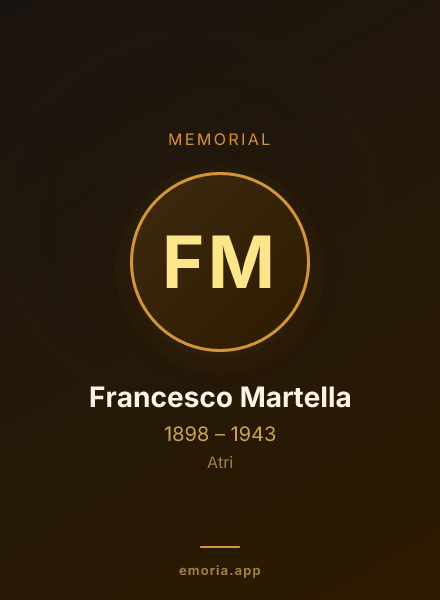 Memorial portrait of Francesco Martella