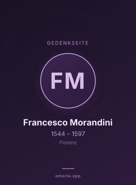 Gedenkportrait von Francesco Morandini