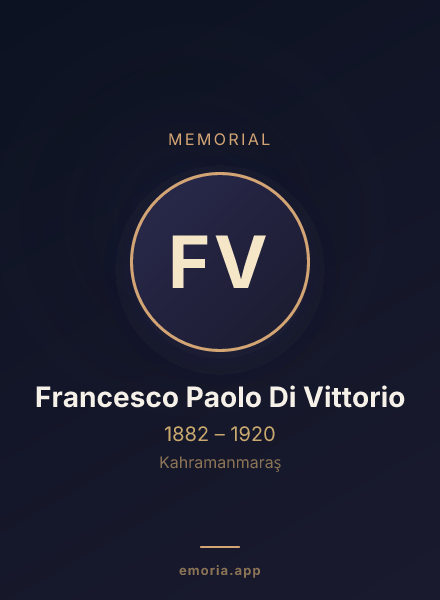 Memorial portrait of Francesco Paolo Di Vittorio