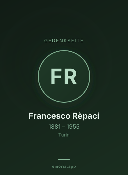 Gedenkportrait von Francesco Rèpaci