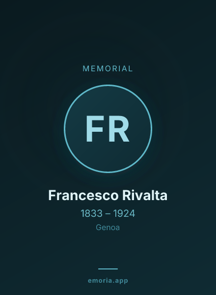 Memorial portrait of Francesco Rivalta