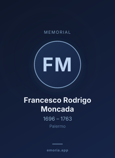 Memorial portrait of Francesco Rodrigo Moncada
