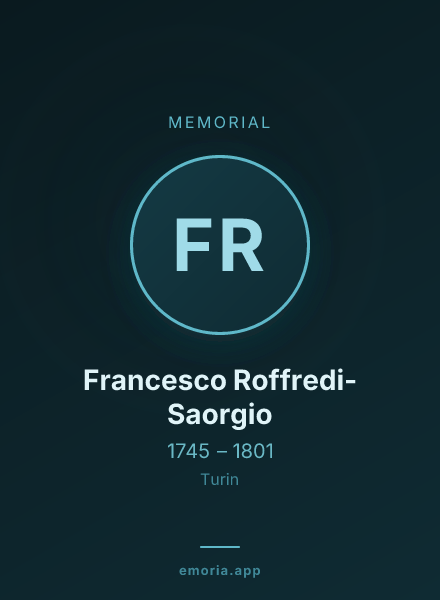 Memorial portrait of Francesco Roffredi-Saorgio