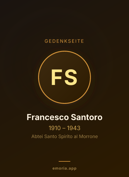 Gedenkportrait von Francesco Santoro