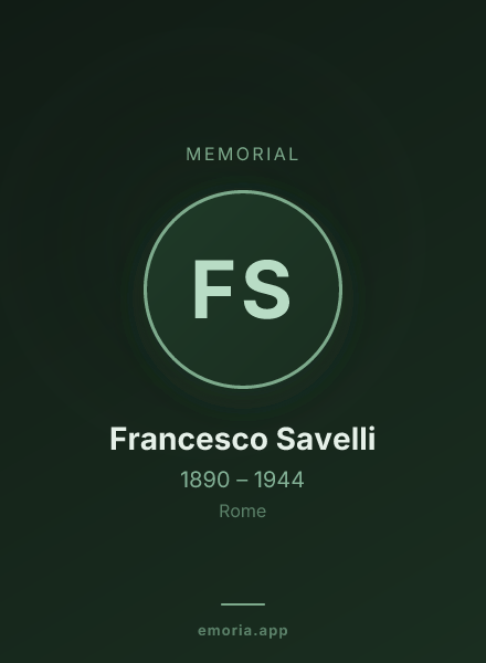 Memorial portrait of Francesco Savelli