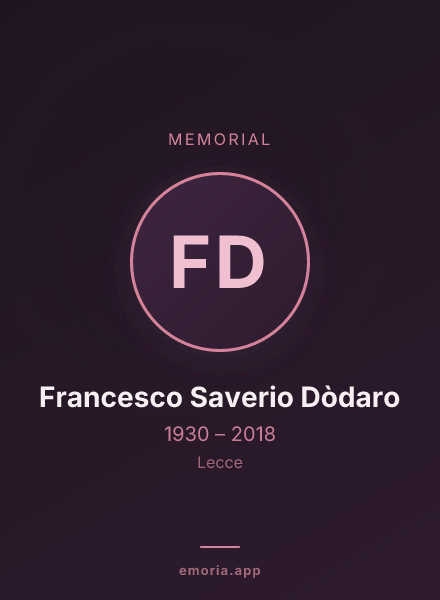 Memorial portrait of Francesco Saverio Dòdaro
