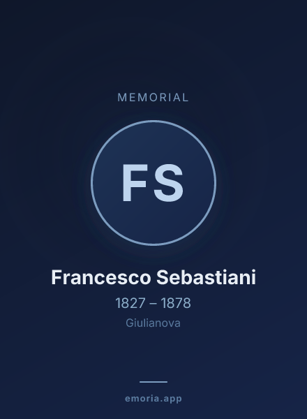 Memorial portrait of Francesco Sebastiani