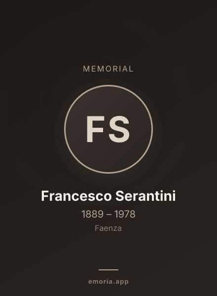 Memorial portrait of Francesco Serantini