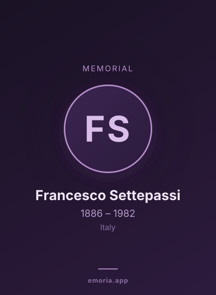 Memorial portrait of Francesco Settepassi