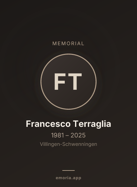 Memorial portrait of Francesco Terraglia