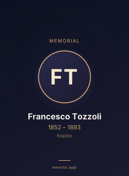 Memorial portrait of Francesco Tozzoli