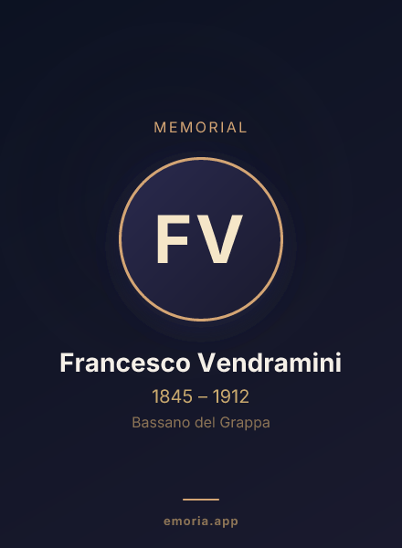 Memorial portrait of Francesco Vendramini