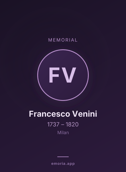 Memorial portrait of Francesco Venini
