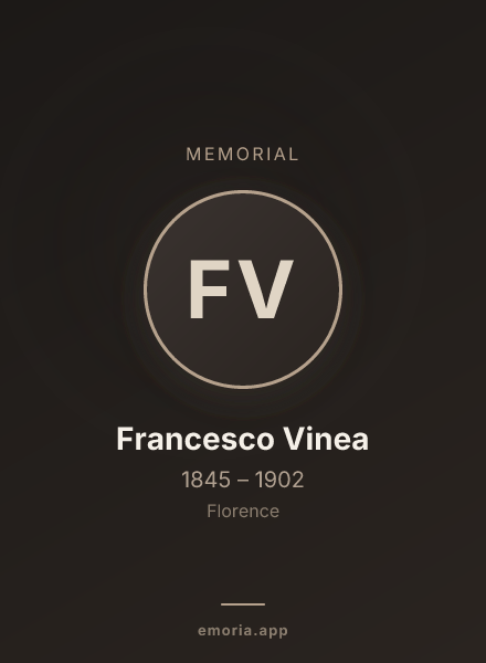 Memorial portrait of Francesco Vinea