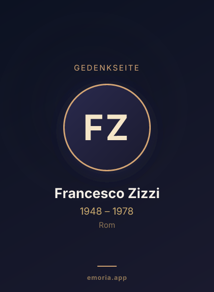 Gedenkportrait von Francesco Zizzi