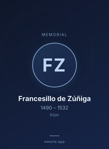 Memorial portrait of Francesillo de Zúñiga