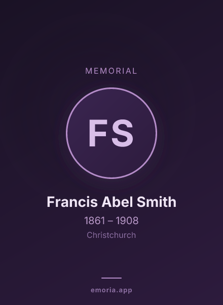 Memorial portrait of Francis Abel Smith