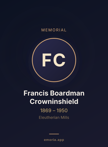Memorial portrait of Francis Boardman Crowninshield