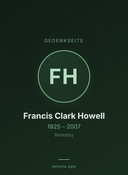 Gedenkportrait von Francis Clark Howell