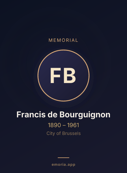 Memorial portrait of Francis de Bourguignon
