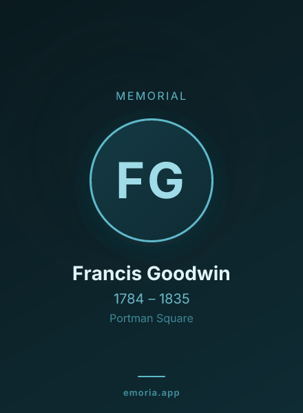 Memorial portrait of Francis Goodwin