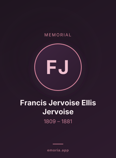 Memorial portrait of Francis Jervoise Ellis Jervoise