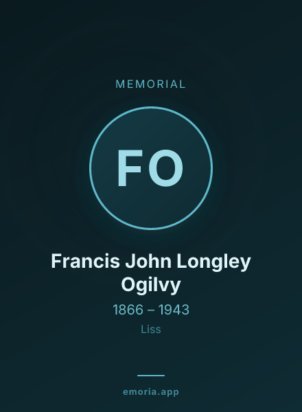 Memorial portrait of Francis John Longley Ogilvy