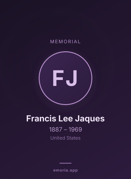 Memorial portrait of Francis Lee Jaques