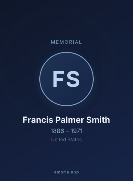 Memorial portrait of Francis Palmer Smith