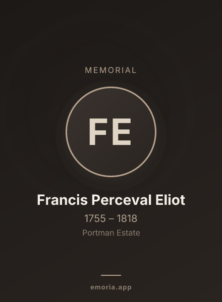 Memorial portrait of Francis Perceval Eliot